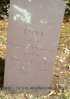 Captain Samuel Stephens, Samuel Stevens, Stephens Mills, Woodstock Maine, Woodstock Corner, Stephens Mills, Bryant Pond Maine
